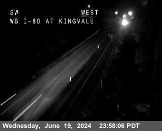 Traffic Camera Image from I-80 at Hwy 80 at Kingvale WB
