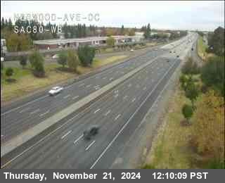 Traffic Camera Image from I-80 at Hwy 80 at Norwood