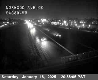 Traffic Camera Image from I-80 at Hwy 80 at Norwood