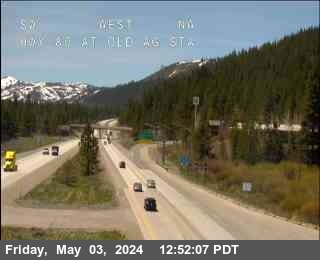 Image of a live traffic camera in Nevada County County.