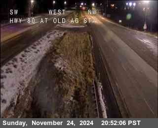 Traffic Camera Image from I-80 at Hwy 80 at Old Ag Sta