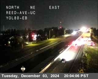 Traffic Camera Image from I-80 at Hwy 80 at Reed