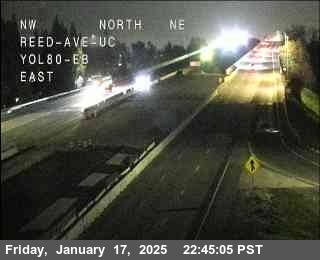 Traffic Camera Image from I-80 at Hwy 80 at Reed