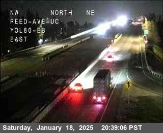 Traffic Camera Image from I-80 at Hwy 80 at Reed