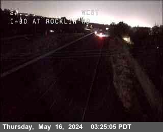 Traffic Camera Image from I-80 at Hwy 80 at Rocklin