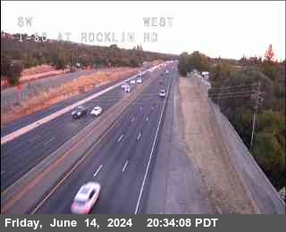 Traffic Camera Image from I-80 at Hwy 80 at Rocklin
