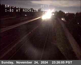 Traffic Camera Image from I-80 at Hwy 80 at Rocklin