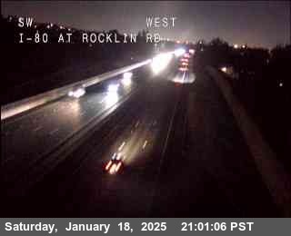 Traffic Camera Image from I-80 at Hwy 80 at Rocklin