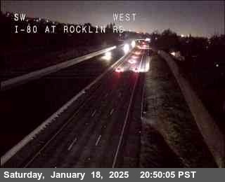 Traffic Camera Image from I-80 at Hwy 80 at Rocklin