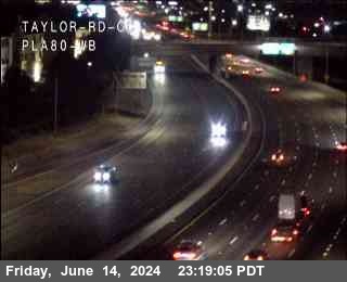 Traffic Camera Image from I-80 at Hwy 80 at Taylor