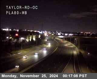 Traffic Camera Image from I-80 at Hwy 80 at Taylor