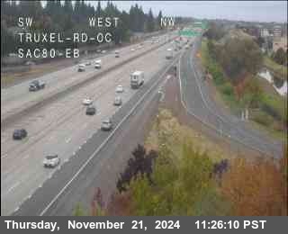 Traffic Camera Image from I-80 at Hwy 80 at Truxel