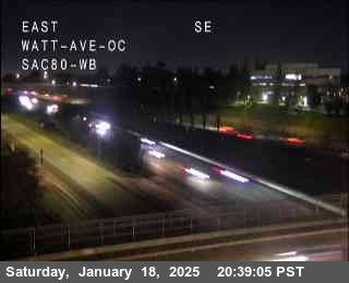 Traffic Camera Image from I-80 at Hwy 80 at Watt