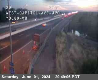 Traffic Camera Image from I-80 at Hwy 80 at West Capitol