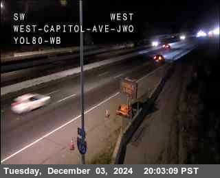 Traffic Camera Image from I-80 at Hwy 80 at West Capitol