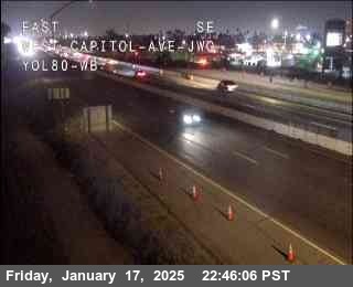 Traffic Camera Image from I-80 at Hwy 80 at West Capitol