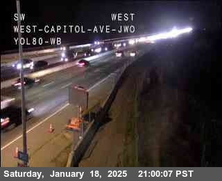 Traffic Camera Image from I-80 at Hwy 80 at West Capitol