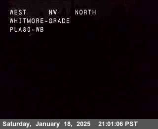 Traffic Camera Image from I-80 at Hwy 80 at Whitmore Grade