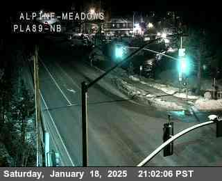 Traffic Camera Image from SR-89 at Hwy 89 at Alpine Meadows