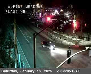 Traffic Camera Image from SR-89 at Hwy 89 at Alpine Meadows