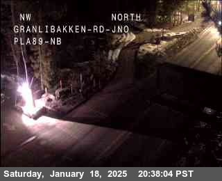 Traffic Camera Image from SR-89 at Hwy 89 at Granlibakken