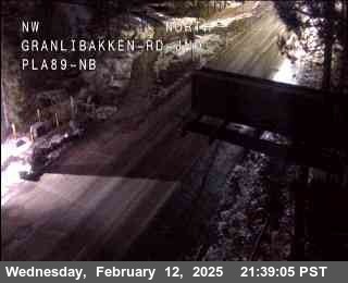 Traffic Camera Image from SR-89 at Hwy 89 at Granlibakken