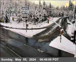 CalTrans Traffic Camera Hwy 89 at Olympic Valley in Olympic Valley