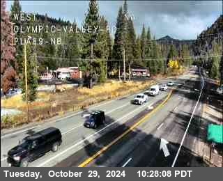 Traffic Camera Image from SR-89 at Hwy 89 at Olympic Valley