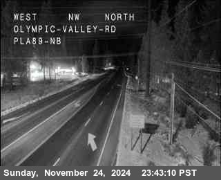 Traffic Camera Image from SR-89 at Hwy 89 at Olympic Valley