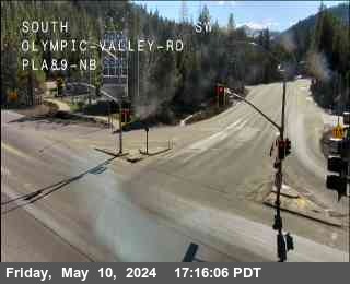 Timelapse image near Hwy 89 at Olympic Valley, Olympic Valley 0 minutes ago