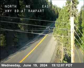 Traffic Camera Image from SR-89 at Hwy 89 at Rampart