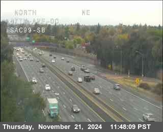 Traffic Camera Image from SR-99 at Hwy 99 at 47th Ave