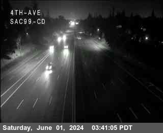 Traffic Camera Image from SR-99 at Hwy 99 at 4th Ave