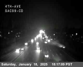 Traffic Camera Image from SR-99 at Hwy 99 at 4th Ave