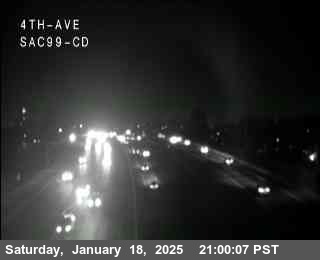 Traffic Camera Image from SR-99 at Hwy 99 at 4th Ave