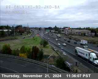 Traffic Camera Image from SR-99 at Hwy 99 at Calvine