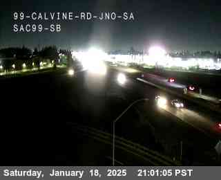 Traffic Camera Image from SR-99 at Hwy 99 at Calvine