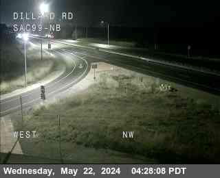 Timelapse image near Hwy 99 at Dillard, Elk Grove 0 minutes ago