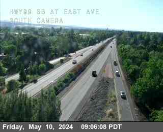 Timelapse image near Hwy 99 at East_Ave_BUT99_SB_2, Chico 0 minutes ago