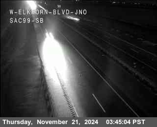 Traffic Camera Image from SR-99 at Hwy 99 at Elkhorn