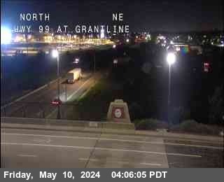 Traffic Camera Image from SR-99 at Hwy 99 at Grantline