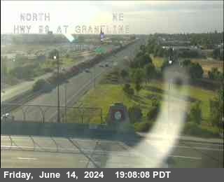 Traffic Camera Image from SR-99 at Hwy 99 at Grantline