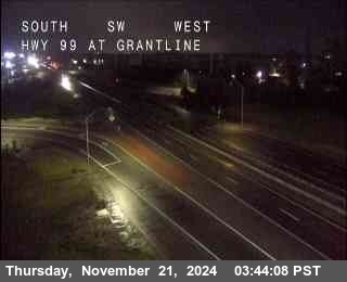 Traffic Camera Image from SR-99 at Hwy 99 at Grantline