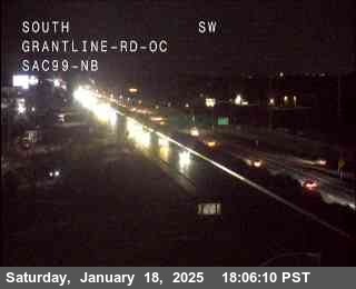 Traffic Camera Image from SR-99 at Hwy 99 at Grantline