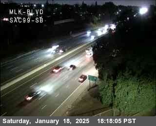 Traffic Camera Image from SR-99 at Hwy 99 at Martin Luther King