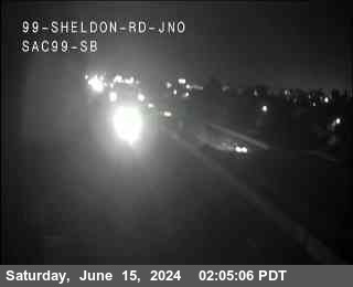 Traffic Camera Image from SR-99 at Hwy 99 at Sheldon