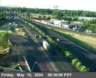 Timelapse image near Hwy 99 at Skyway 2, Chico 0 minutes ago