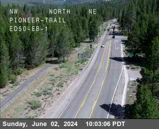 Traffic Camera Image from US-50 at Pioneer_Trail_ED50_EB_1