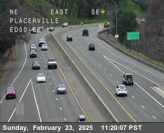 Traffic Camera Image from US-50 at Placerville_ED50_EB_1