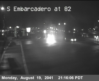 Timelapse image near T028S -- SR082 : Embarcadero, Stanford 0 minutes ago